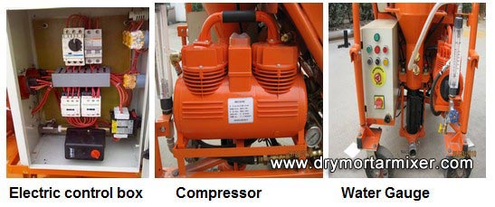 Dry Ready mix Plaster Machine accessories