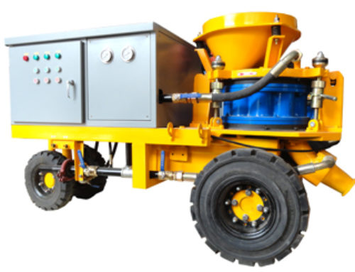 Máquina de concreto projetado de mistura úmida