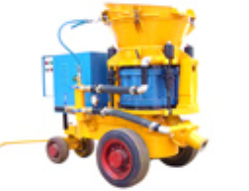 Wet mix shotcrete machine