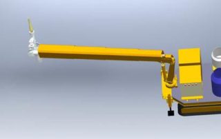 concrete spraying machine