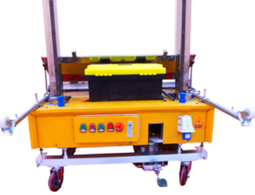 Wall plastering machine