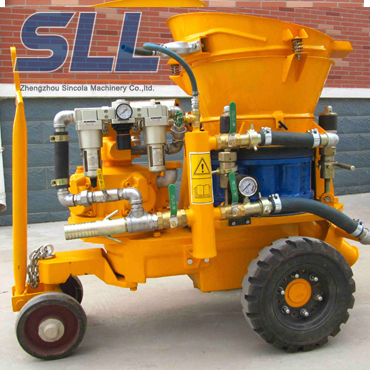 concrete spraying machine