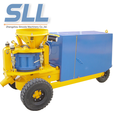 diesel engine shotcrete machine