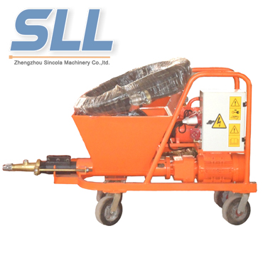 wet mix plaster machine