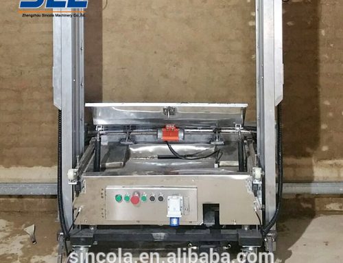 Automatic wall plastering machine