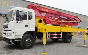 concrete pump truck