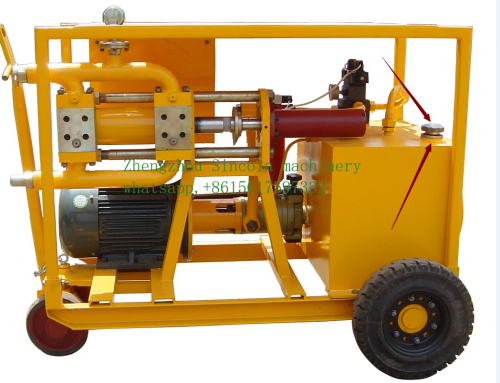 Grouting cement mixer pump method