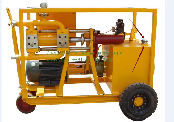 Cement grouting pump