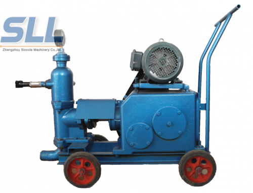 Double cylinder cement mortar grouting pump price